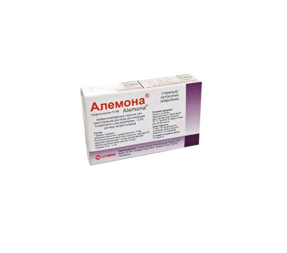 Алемона лиоф.д/ин фл 75МЕ №1