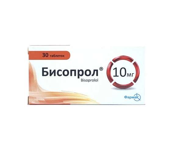 Бисопрол таб 10мг №30