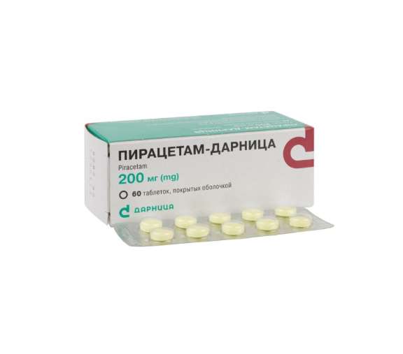 Пирацетам таб 200мг №60