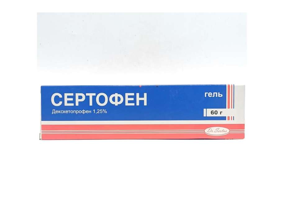 Сертофен гель 1,25% 60г №1
