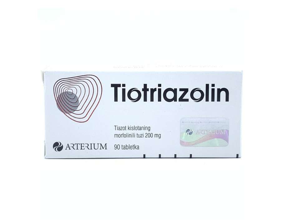 Тиотриазолин таб 200мг №90