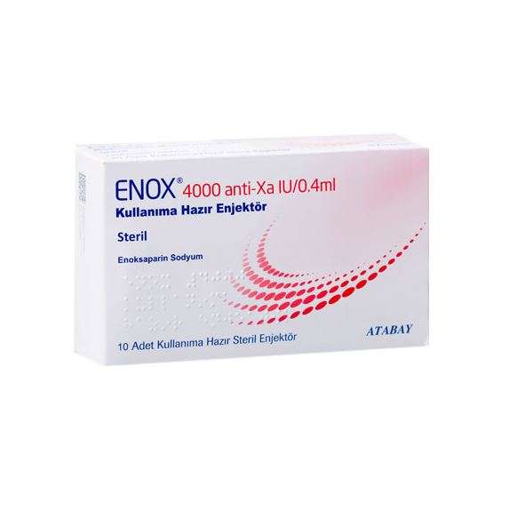 Энокс 4000  анти-Ха р-р.д/ин МЕ/0,4мл 0,4мл №10 шприц