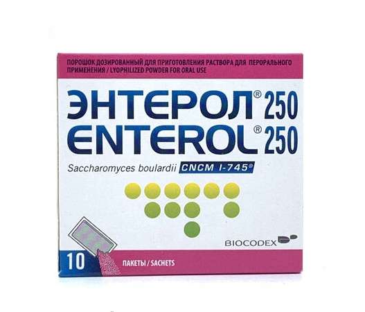 Энтерол пор.д/вн 250мг №10